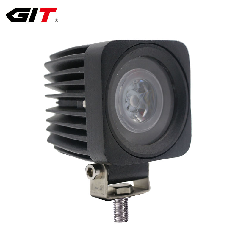 2.5" 10W Motorcycle Square Cree Led Work Light